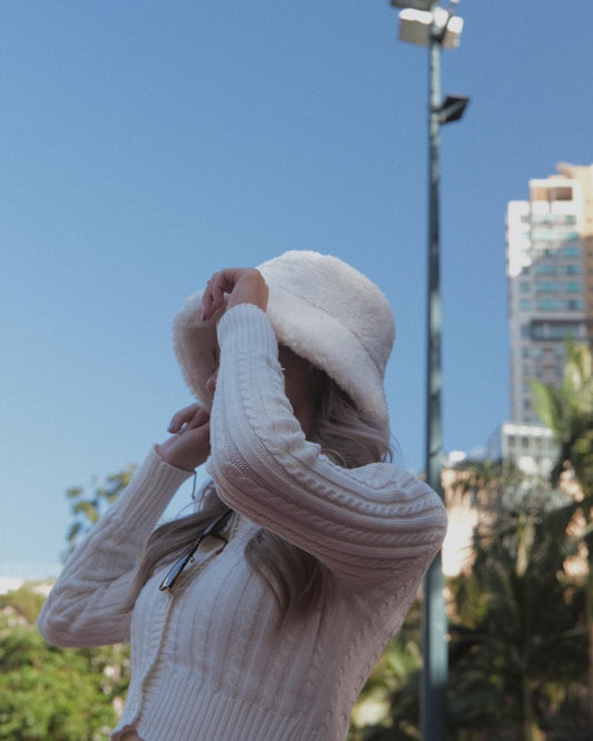 Snowy Cropped Cardigan