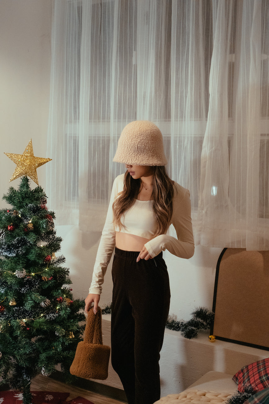 Round Neck Second Skin Top - Ivory