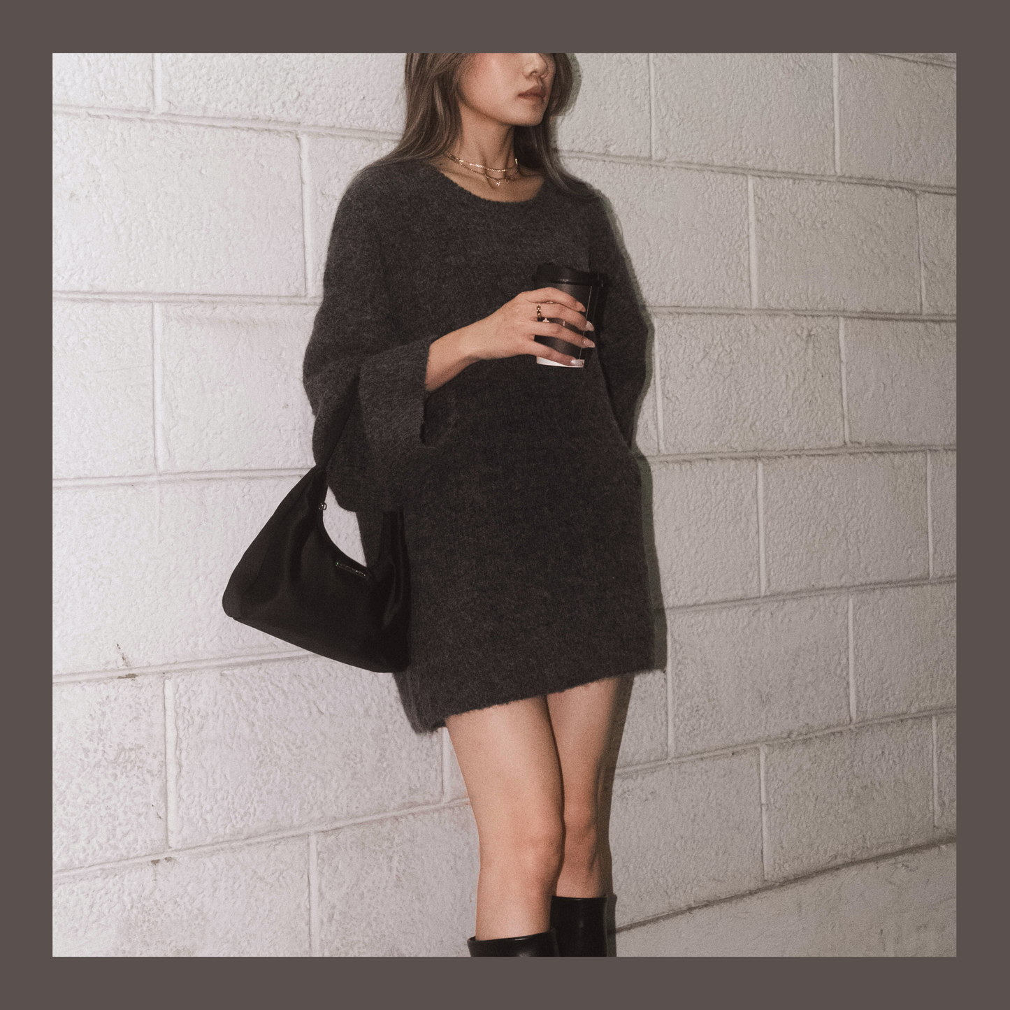 [ 羊毛針織寬鬆冷衫 ] Blankie Oversized Wool Sweater - 2 colours