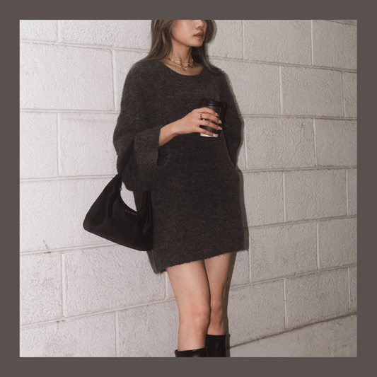 [ 羊毛針織寬鬆冷衫 ] Blankie Oversized Wool Sweater - 2 colours