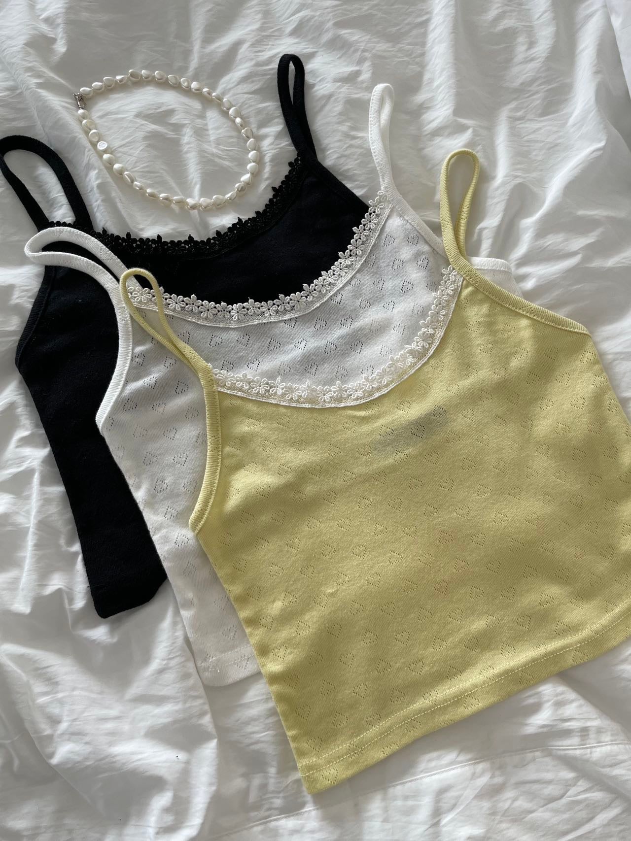 [ 歐美 must-have! 甜美 sexy 小背心 ] Crying Baby Lace Cami - 3 colours