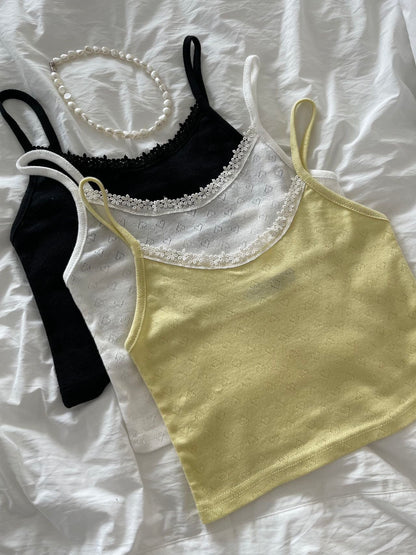 [ 歐美 must-have! 甜美 sexy 小背心 ] Crying Baby Lace Cami - 3 colours