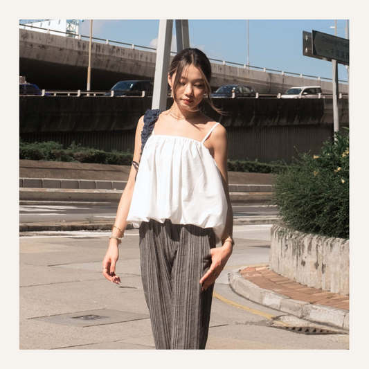 SALE [ 法式小可愛~ 泡泡吊帶 ] Ballon On Cloud Top - 2 colours