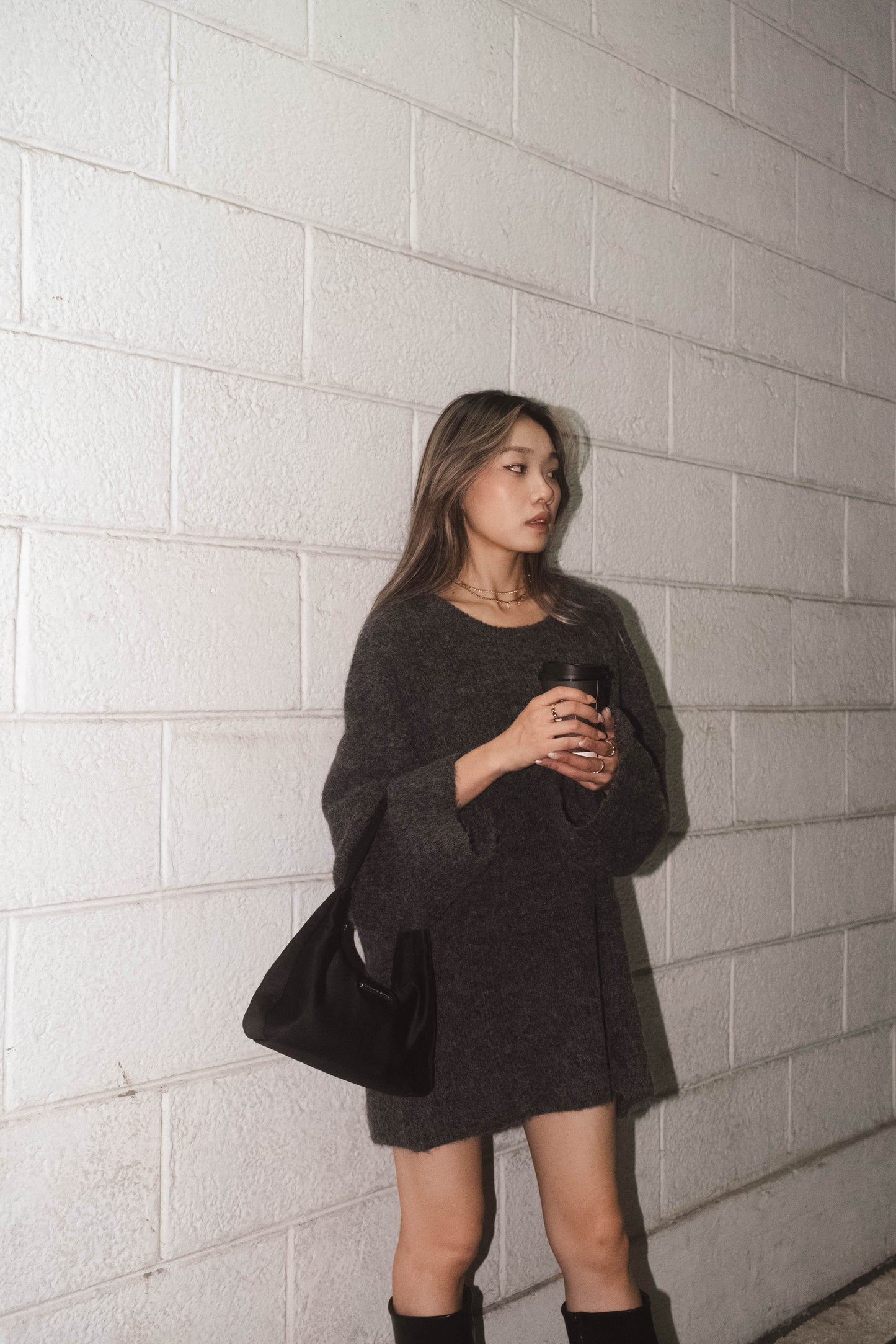 [ 羊毛針織寬鬆冷衫 ] Blankie Oversized Wool Sweater - 2 colours