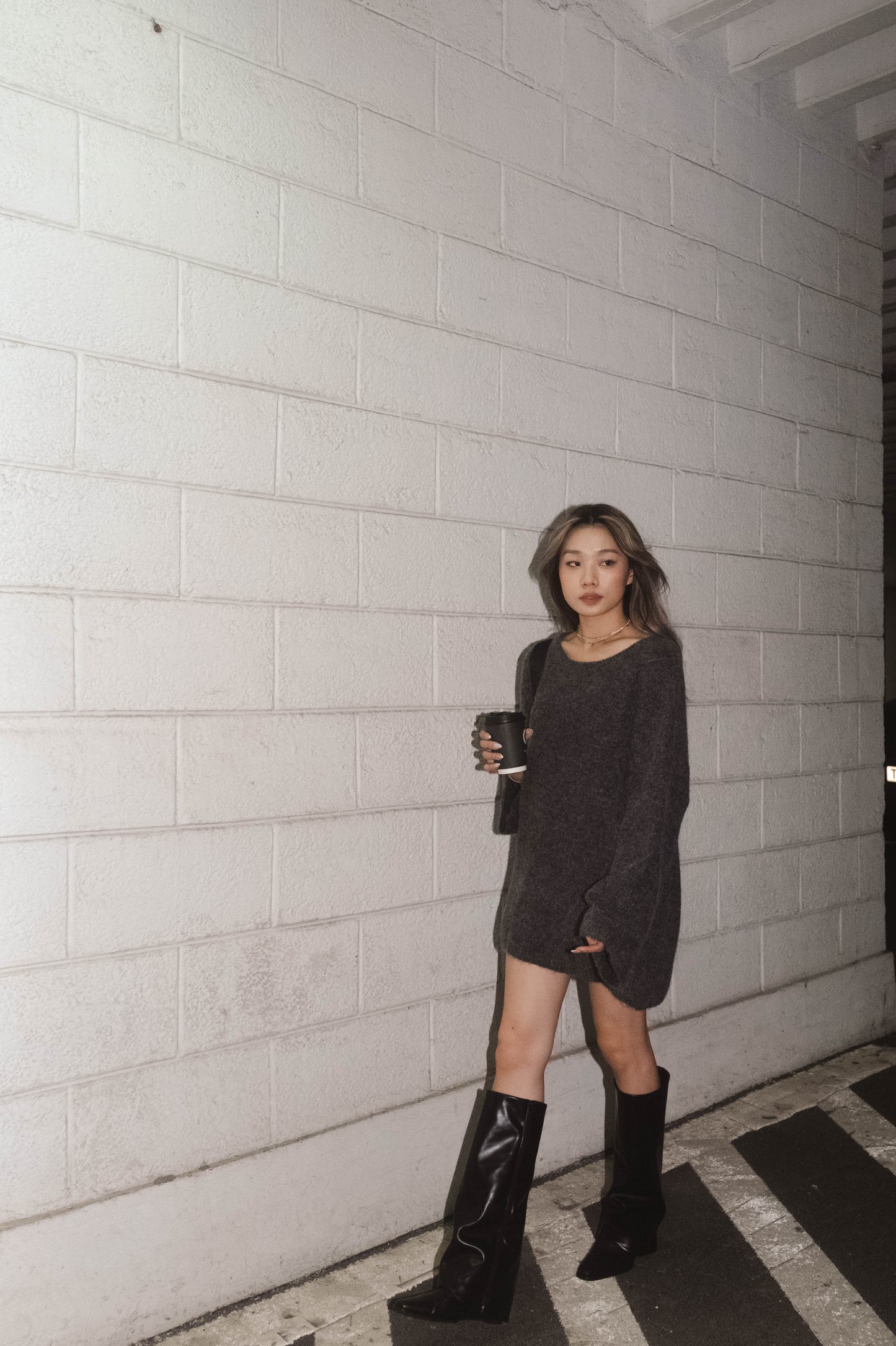 [ 羊毛針織寬鬆冷衫 ] Blankie Oversized Wool Sweater - 2 colours
