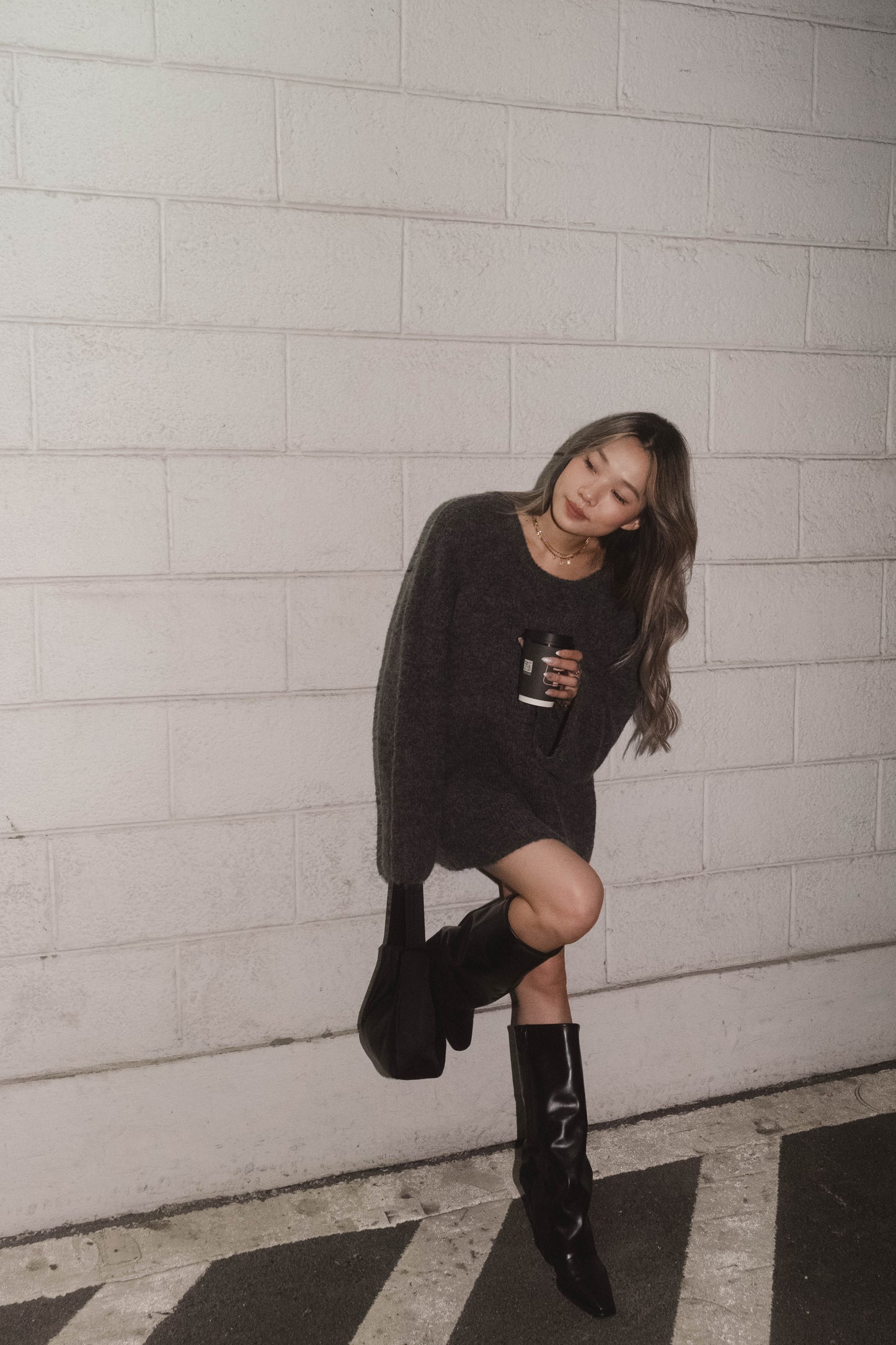 [ 羊毛針織寬鬆冷衫 ] Blankie Oversized Wool Sweater - 2 colours