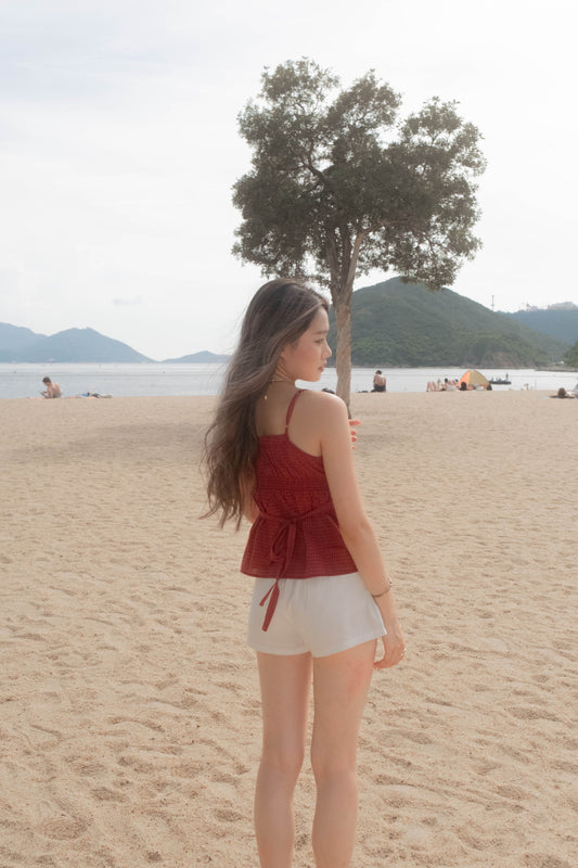 [ 復古田園風 ] Country Checked Tank - 2 colours