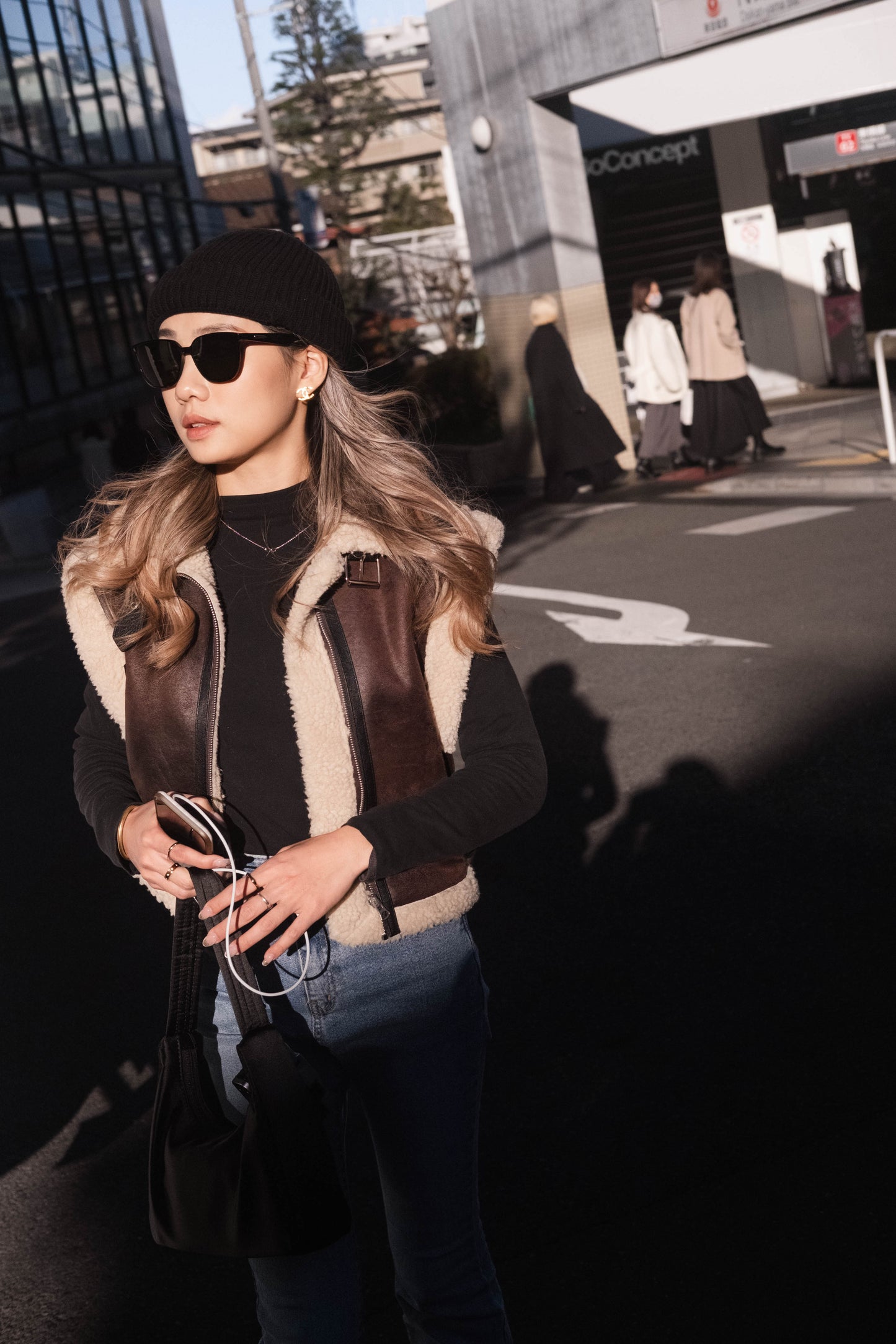 [ 驚喜型格毛毛背心外套 ] Super Cool Girl Vest Jacket
