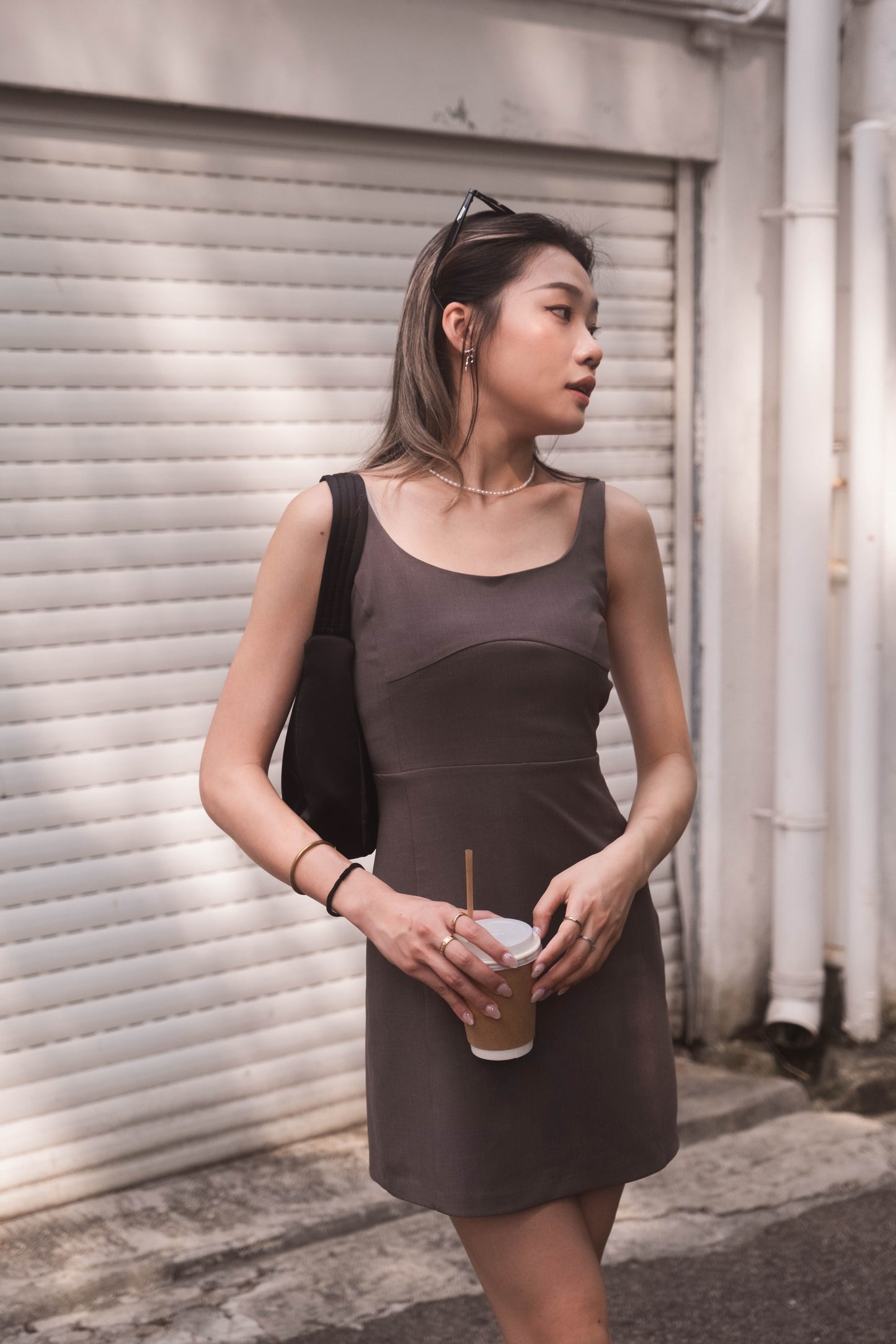 [ 氣質擔當~ 西裝料連身裙 ] Worth The Wait Mini Dress - 3 colours