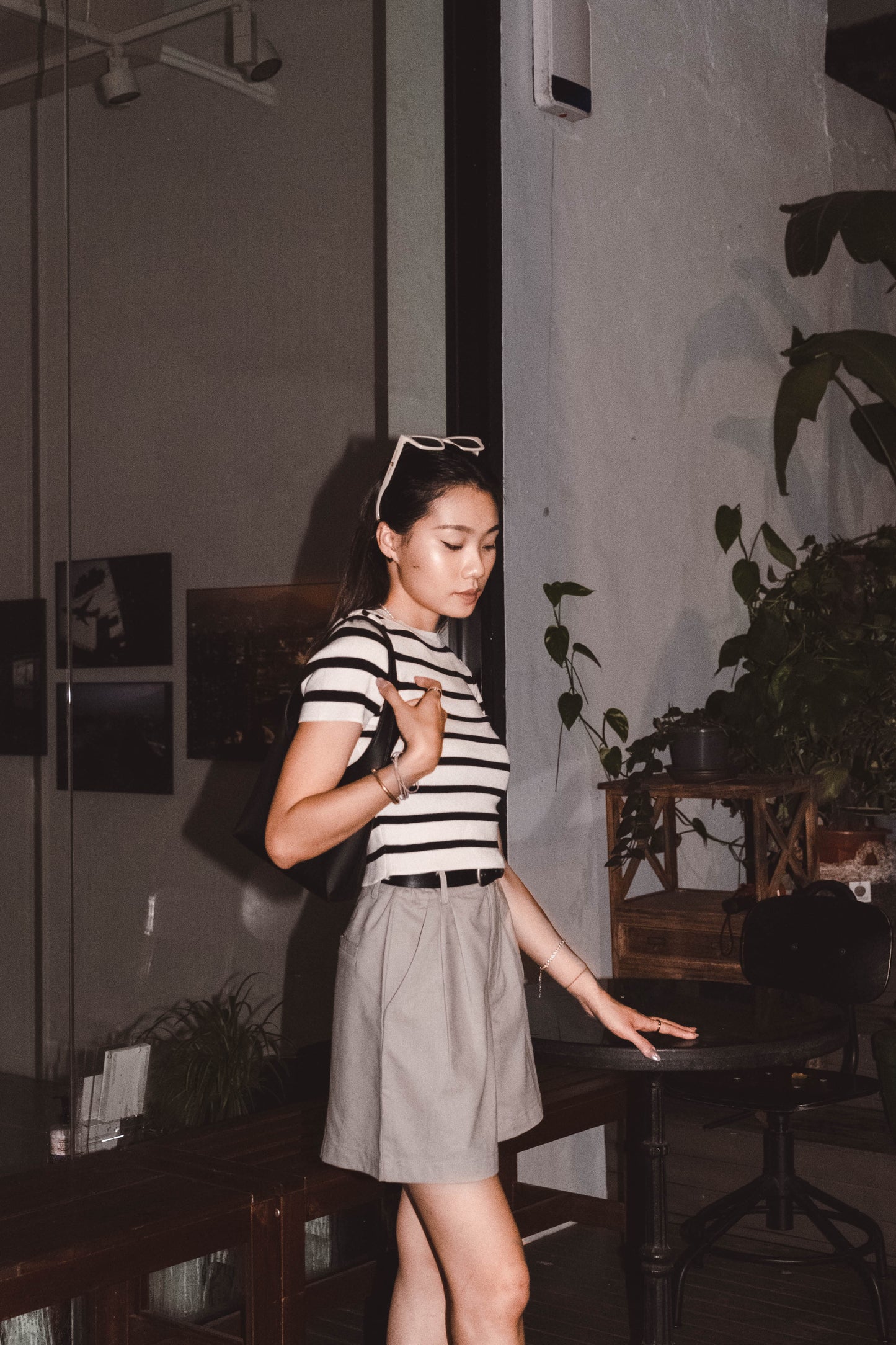 [ 簡約~ 軟綿綿橫間top~ ] Ralph Basic Stripes Top