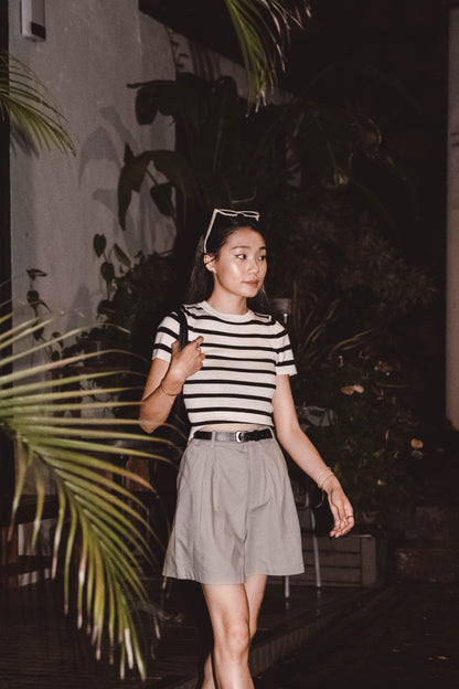 [ 簡約~ 軟綿綿橫間top~ ] Ralph Basic Stripes Top