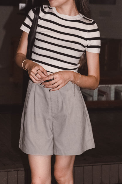 [ 簡約~ 軟綿綿橫間top~ ] Ralph Basic Stripes Top