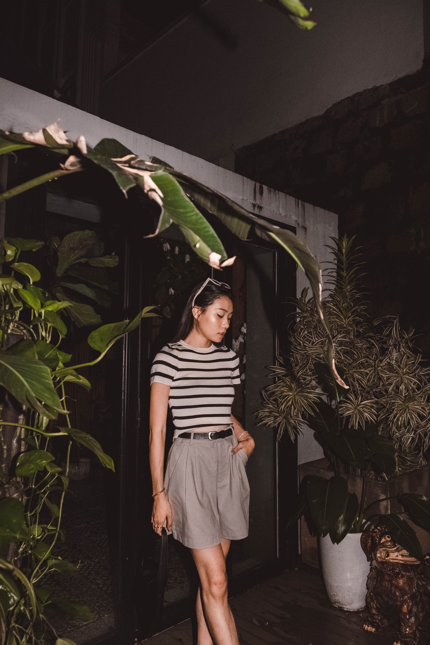 [ 簡約~ 軟綿綿橫間top~ ] Ralph Basic Stripes Top