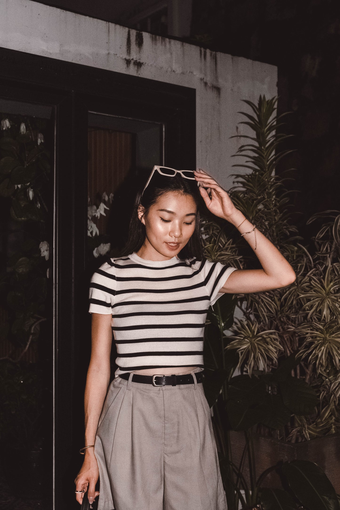 [ 簡約~ 軟綿綿橫間top~ ] Ralph Basic Stripes Top