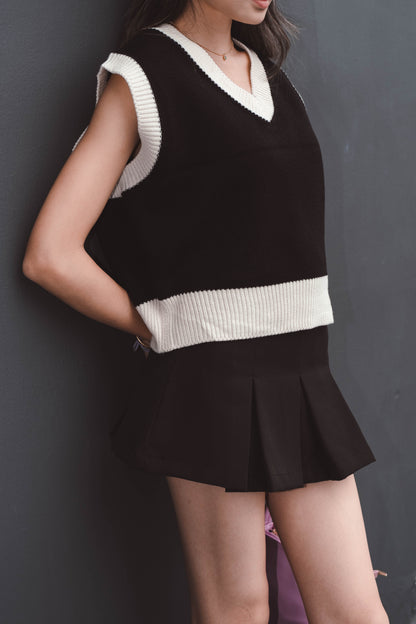 [ 歐美&韓系必入手! ] Cover Up V Neck Knit Vest - 3 colours
