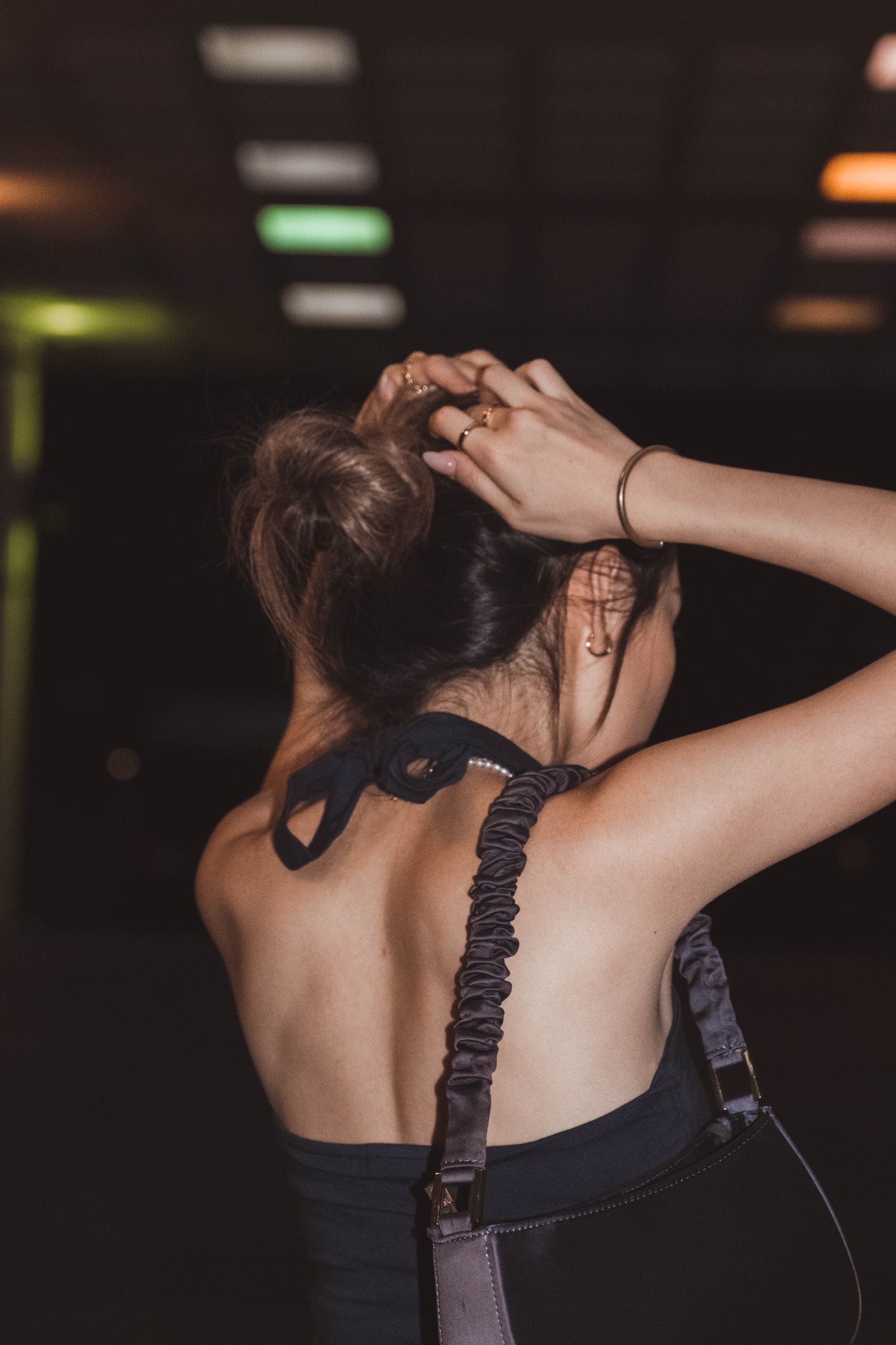 [ 簡約露背綁帶~ 多種著法! ] Tie-up Halter Top - 5 colours