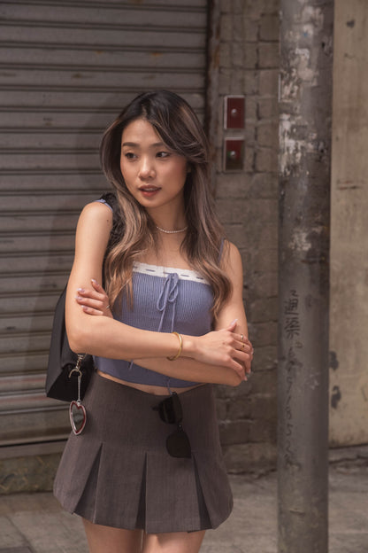 [ 可愛又性感~ 針織小 lace 背心 ] Sugar Babe Soft Knit Little Ribbon Cami - 2 colours
