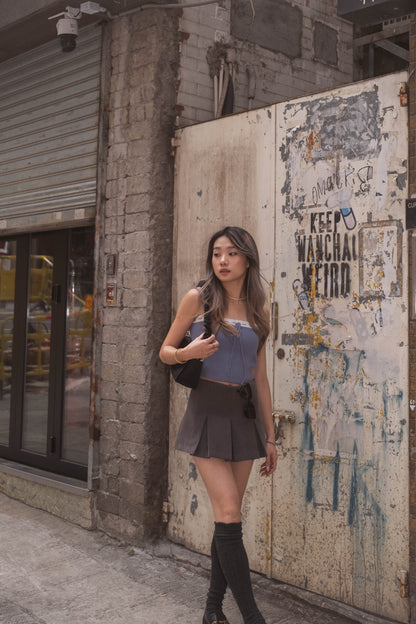 [ 可愛又性感~ 針織小 lace 背心 ] Sugar Babe Soft Knit Little Ribbon Cami - 2 colours
