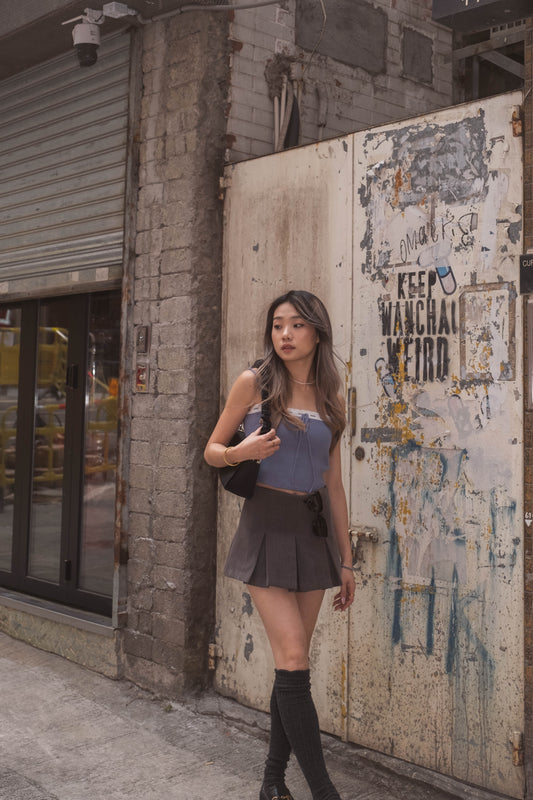 [ 可愛又性感~ 針織小 lace 背心 ] Sugar Babe Soft Knit Little Ribbon Cami - 2 colours