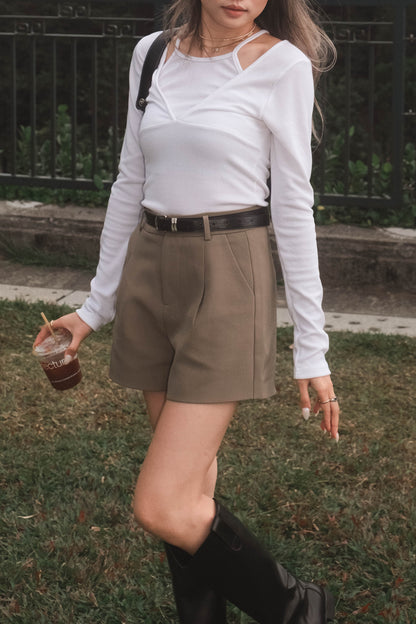 [ 簡約假兩件親膚 top ] Easy Peasy Top - 3 colours