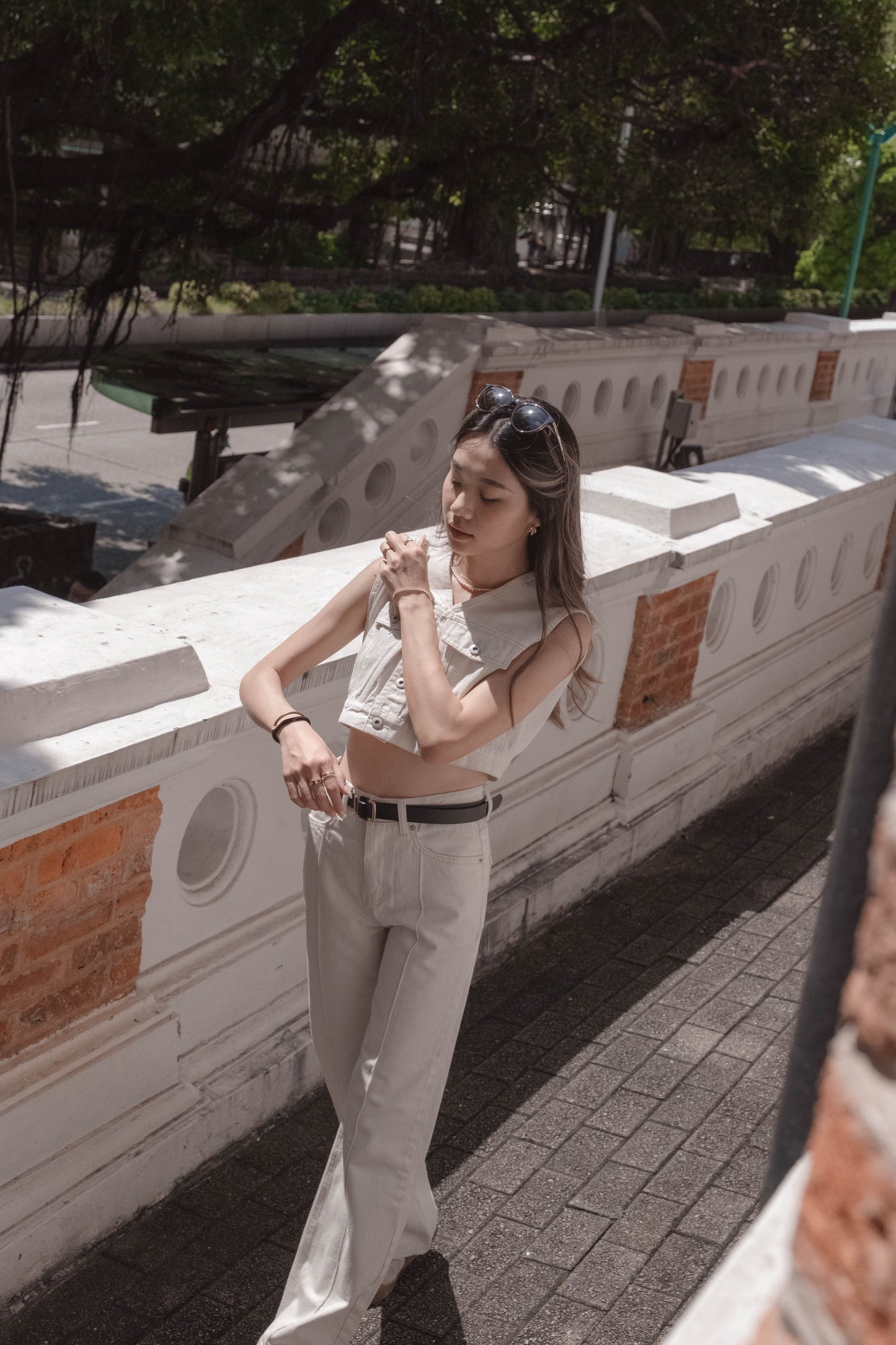 [ 今季必備! 型格夏日 look ! ] White House Denim Vest