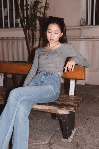 [ Basic 軟林林長袖 top ] On Trend Padded Long Sleeve Top