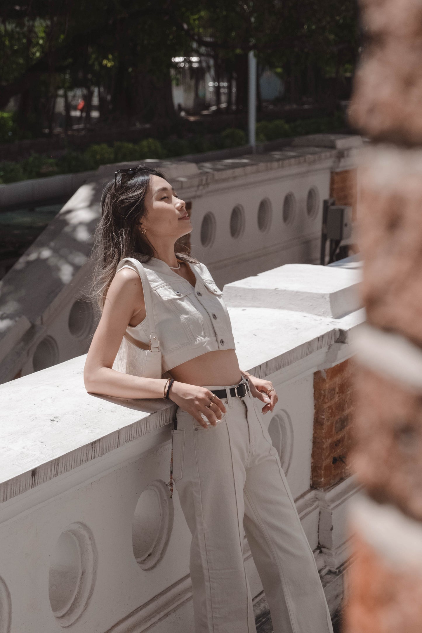 [ 今季必備! 型格夏日 look ! ] White House Denim Vest