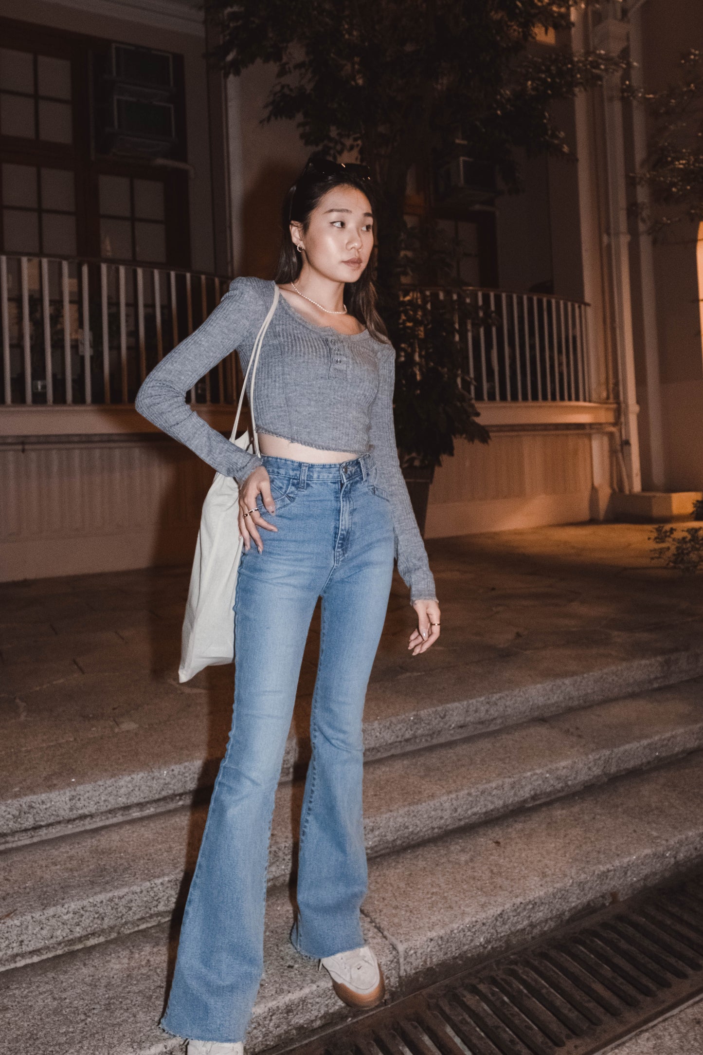 [ Basic 軟林林長袖 top ] On Trend Padded Long Sleeve Top