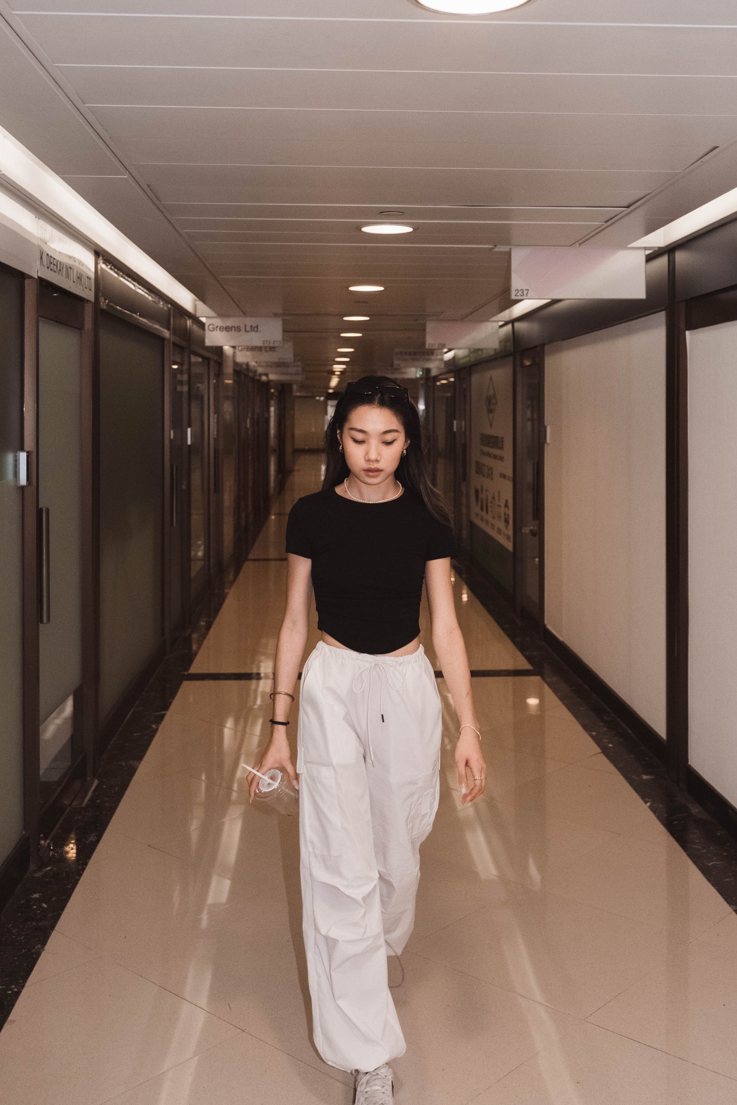 [ 實用! 穿着率超高 ] Staple Stretchy Round Neck Tee - Black