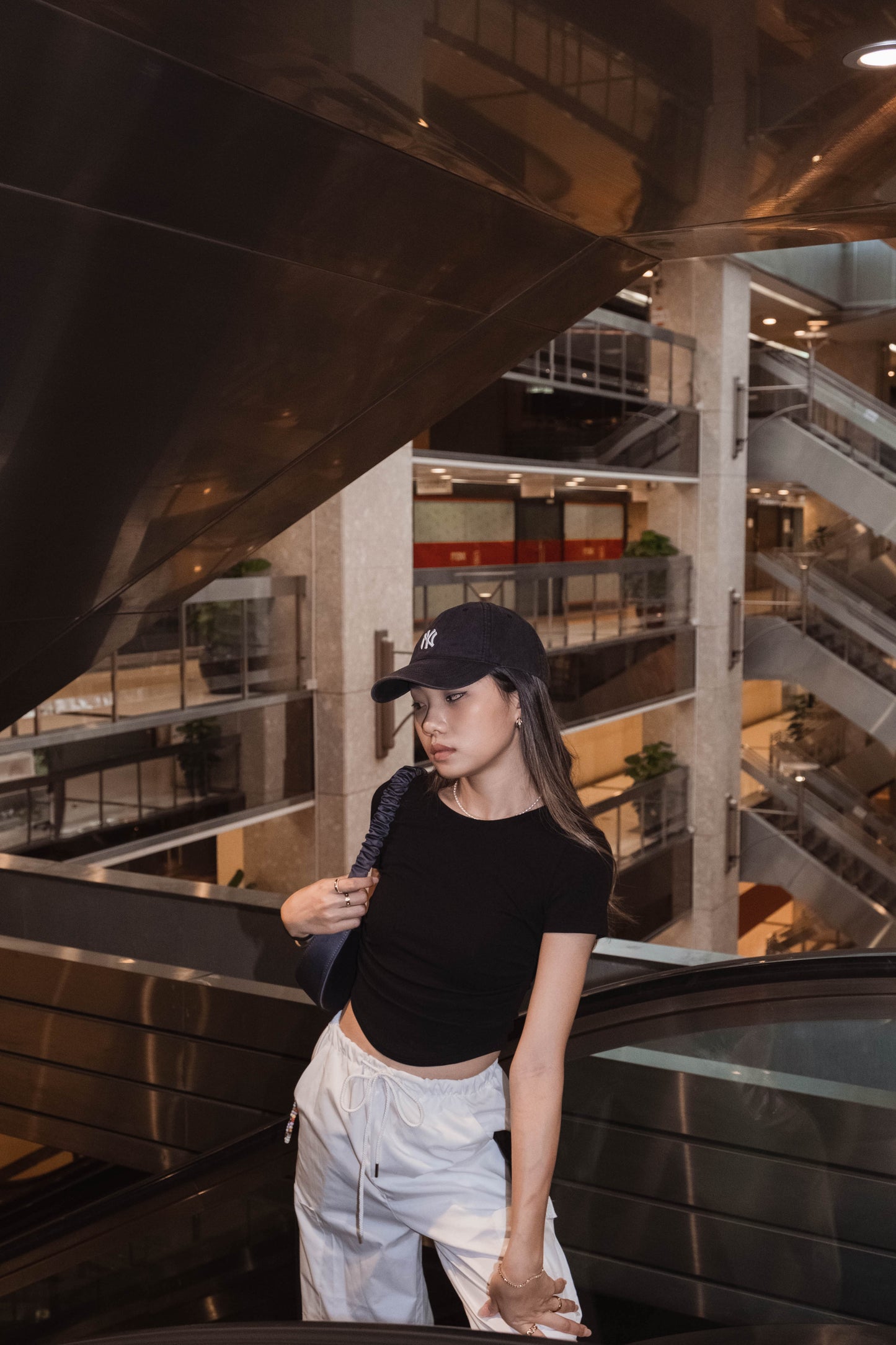 [ 實用! 穿着率超高 ] Staple Stretchy Round Neck Tee - Black