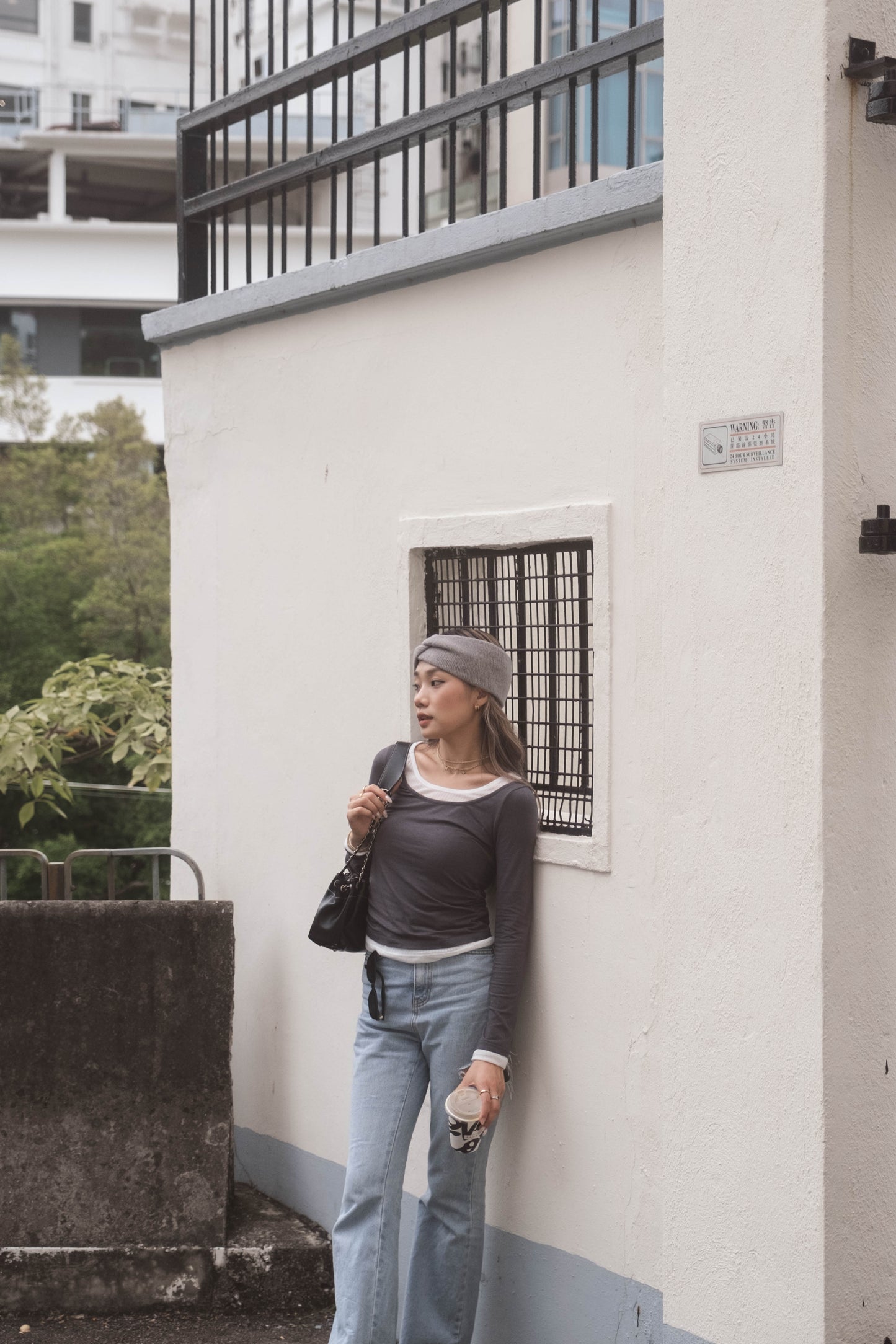 [ 有驚喜! 假兩件簡約 Top ] Long Sleeve Layering Tee - 3 colours