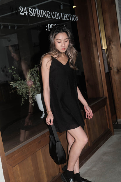[ 韓國連線 🇰🇷 高級感低調小波點雪紡裙! ] Dot Dot Mini Floating Dress - 2 colours