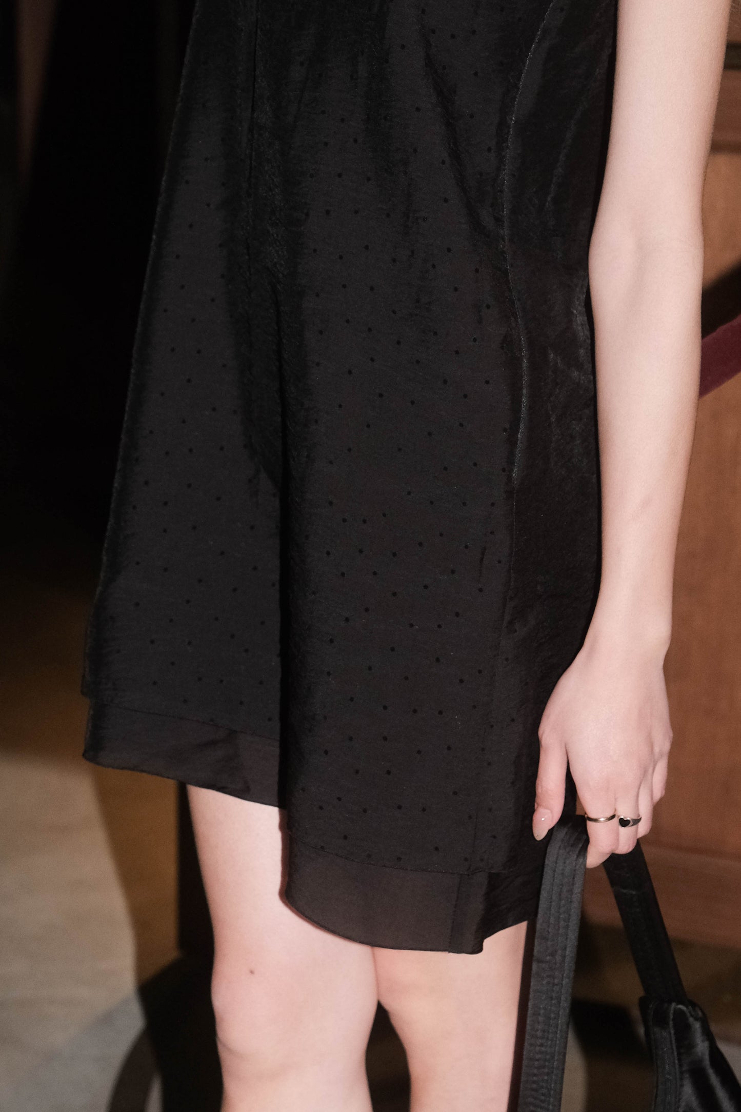 [ 韓國連線 🇰🇷 高級感低調小波點雪紡裙! ] Dot Dot Mini Floating Dress - 2 colours