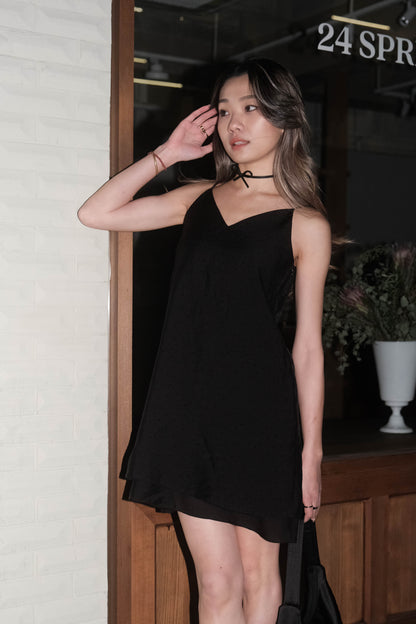 [ 韓國連線 🇰🇷 高級感低調小波點雪紡裙! ] Dot Dot Mini Floating Dress - 2 colours