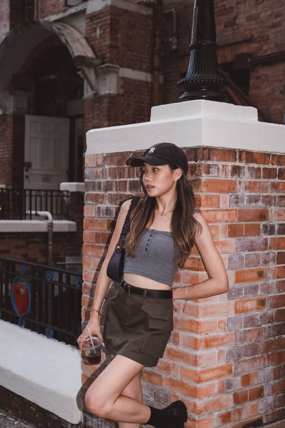 [ 多色! 基礎百搭~鈕扣背心 ] Basic Max Button Up Cami - 6 colours