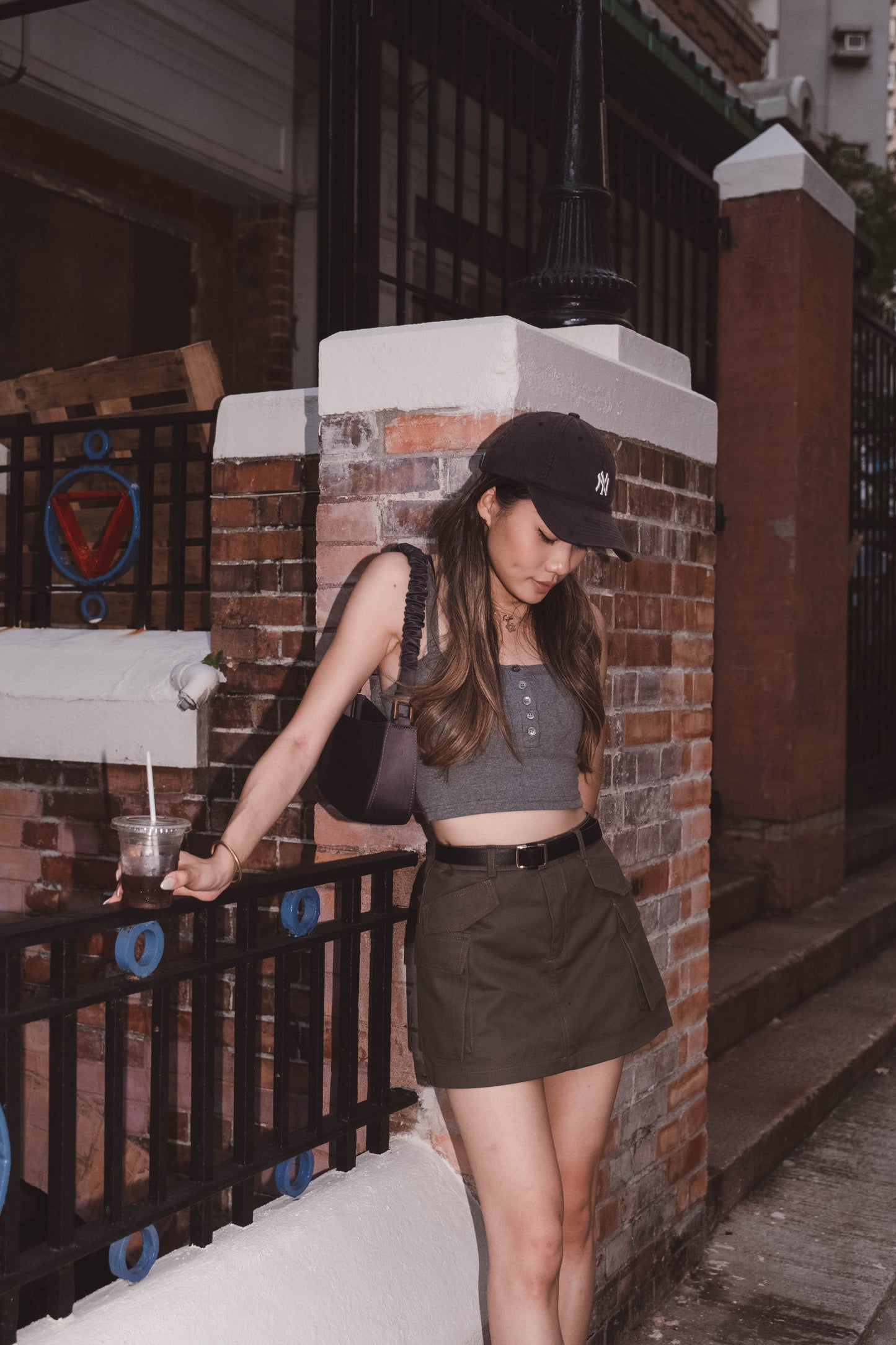 [ 多色! 基礎百搭~鈕扣背心 ] Basic Max Button Up Cami - 6 colours
