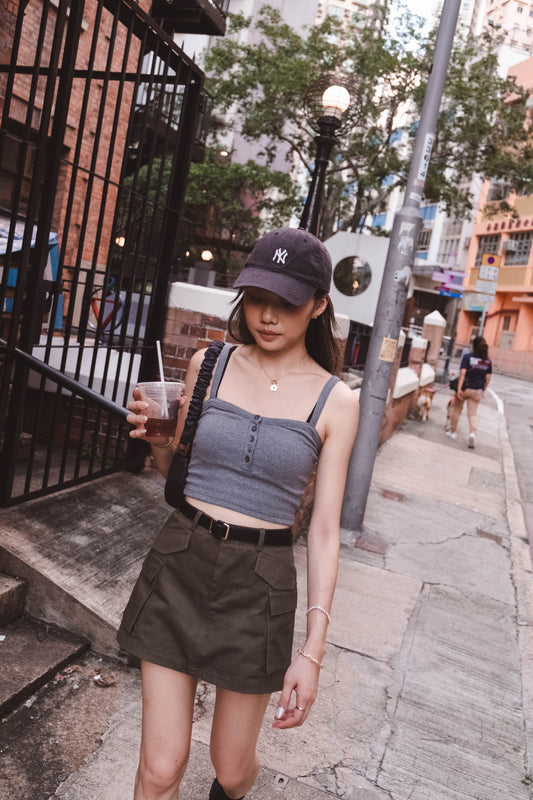 [ 多色! 基礎百搭~鈕扣背心 ] Basic Max Button Up Cami - 6 colours