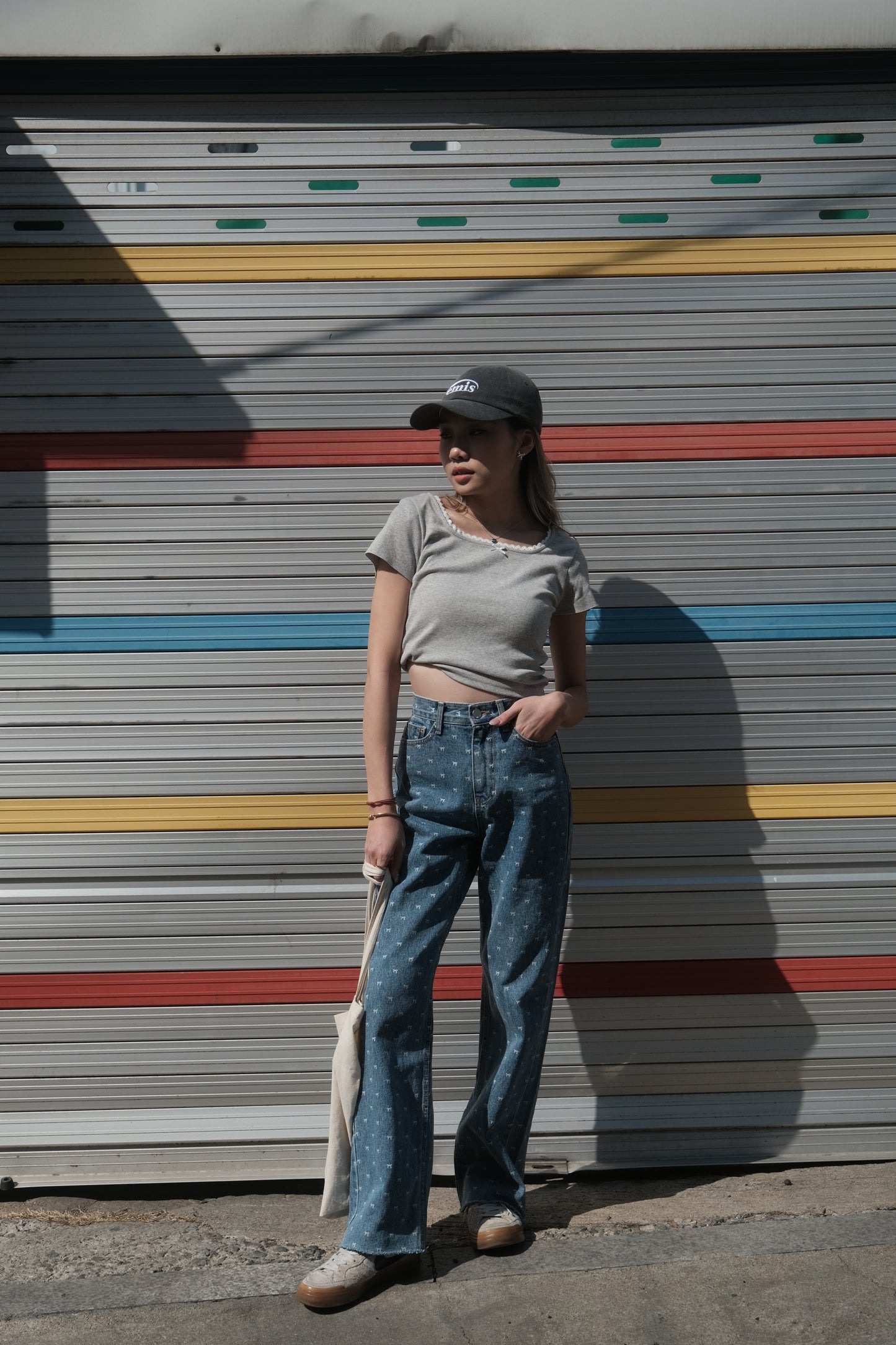 [ 韓國連線 🇰🇷 小甜美~ lace 邊短袖 tee  ] Sugar Candy Square Neck Lace Top - 3 colours