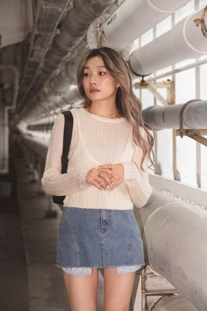 [ 氣質簡約~ 軟熟針織 top ] Swing & Swing Soft Knit Top - 2 colours