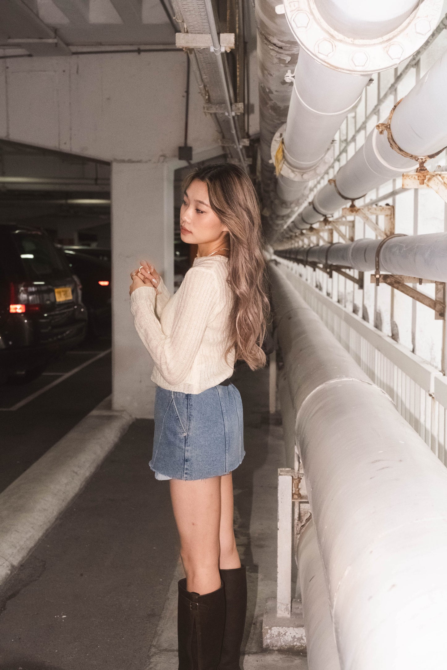 [ 氣質簡約~ 軟熟針織 top ] Swing & Swing Soft Knit Top - 2 colours