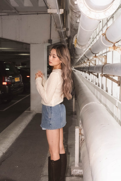 [ 氣質簡約~ 軟熟針織 top ] Swing & Swing Soft Knit Top - 2 colours