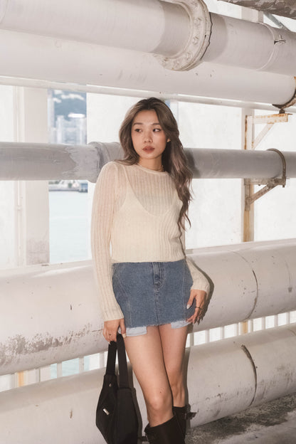 [ 氣質簡約~ 軟熟針織 top ] Swing & Swing Soft Knit Top - 2 colours