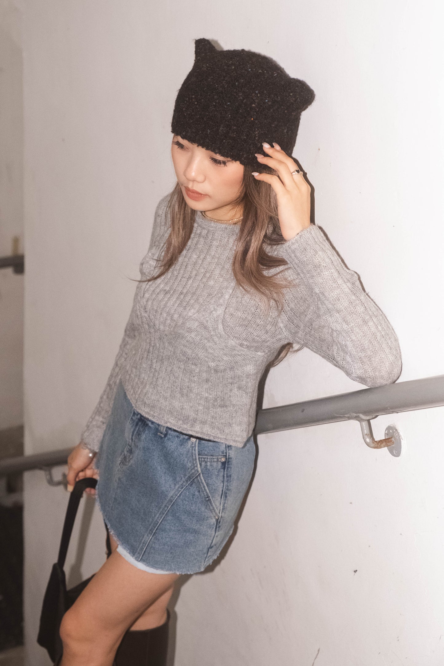 [ 氣質簡約~ 軟熟針織 top ] Swing & Swing Soft Knit Top - 2 colours