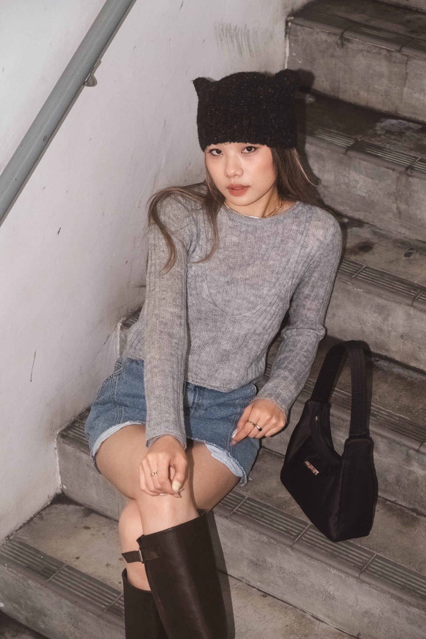 [ 氣質簡約~ 軟熟針織 top ] Swing & Swing Soft Knit Top - 2 colours