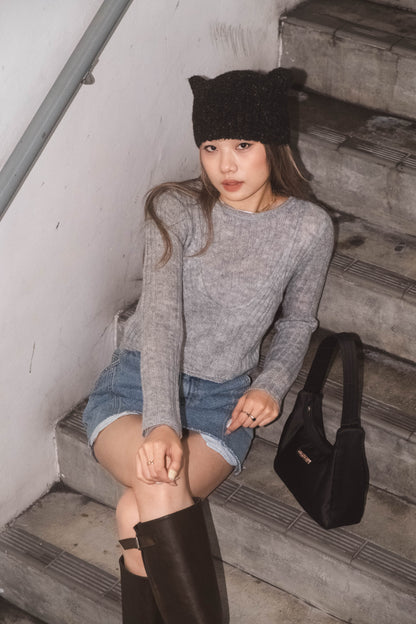 [ 氣質簡約~ 軟熟針織 top ] Swing & Swing Soft Knit Top - 2 colours