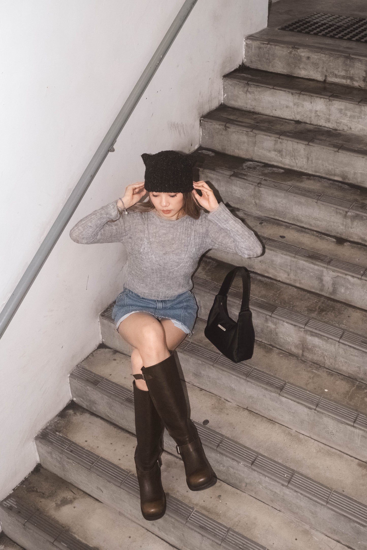 [ 氣質簡約~ 軟熟針織 top ] Swing & Swing Soft Knit Top - 2 colours