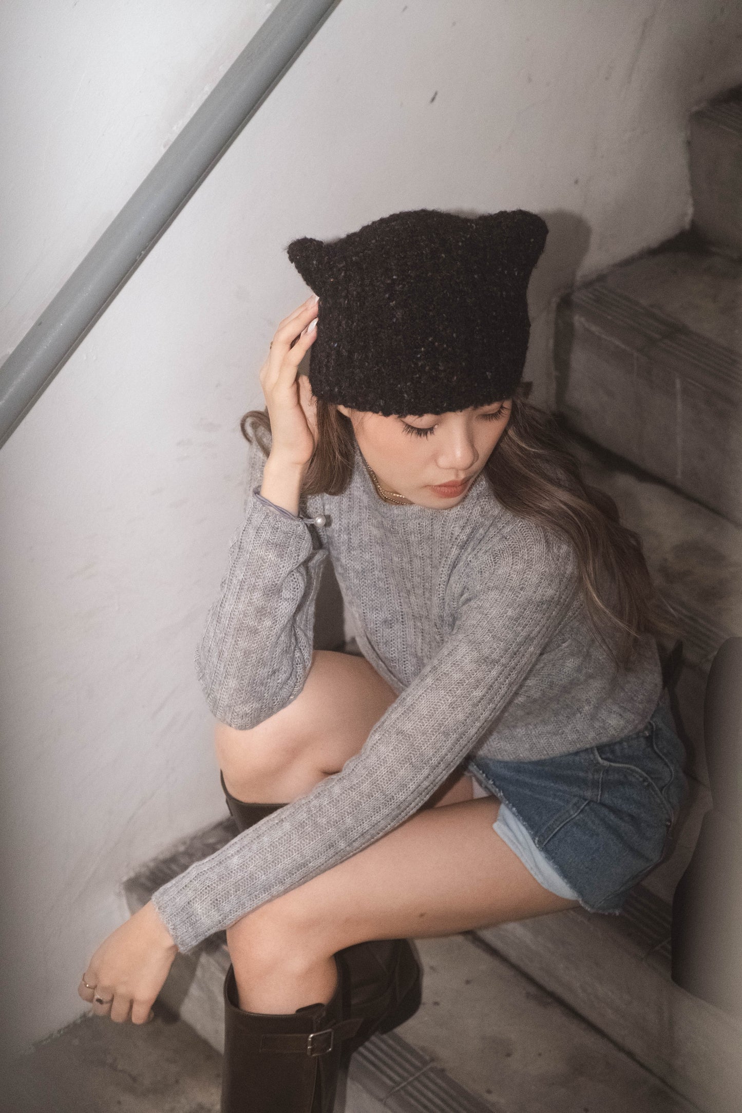 [ 氣質簡約~ 軟熟針織 top ] Swing & Swing Soft Knit Top - 2 colours