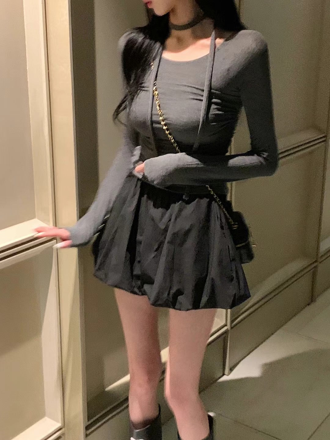 [ 極親膚, 多著法! 秋冬必備單著 top ] Breezy 3-way Stretchy Top - 3 colours