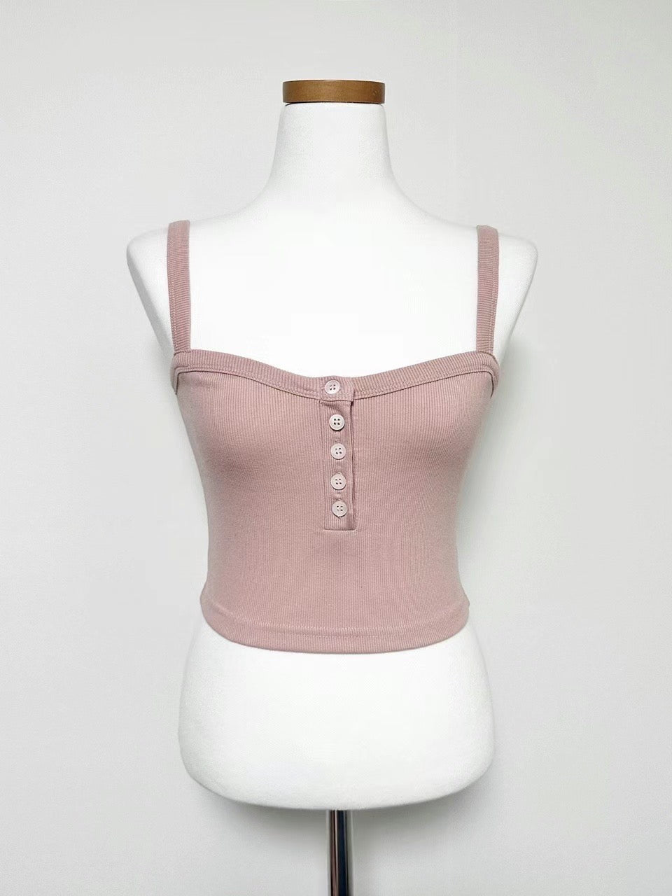 [ 多色! 基礎百搭~鈕扣背心 ] Basic Max Button Up Cami - 6 colours