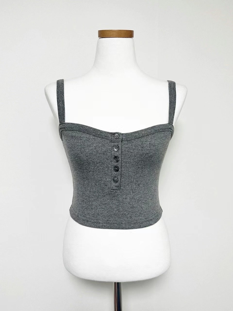 [ 多色! 基礎百搭~鈕扣背心 ] Basic Max Button Up Cami - 6 colours